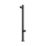 Karman LED svetilo za poti Jaco, 84,3 cm, rjavi aluminij, 2 luči. - Dizajn - temno rjava