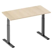Podesivi radni stol IPOHOME STANDARD - Prirodno drvo - 120x60cm