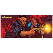 GLO Cyberpunk 2077 The Heist RGB XL Mousepad
