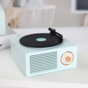 Bluetooth zvucnik Retro Vintage 3D plavi