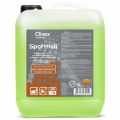NEW Čistilo proti drsenju PVC linoleja in parketa za športne dvorane CLINEX SportHall 5L