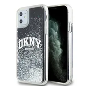 DKNY Etui DKNY Liquid Glitter Big Logo za iPhone 11/Xr - črno