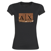 Armani Exchange  Majice s kratkimi rokavi HONEY  Črna