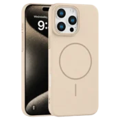 Rigid Silicone MagSafe maska za iPhone 16 Pro Max – bež