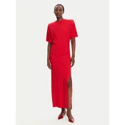 PINKO Vsakodnevna obleka 105219 A2M2 Rdeča Regular Fit