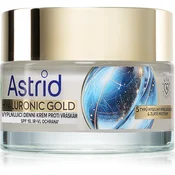 Astrid Hyaluronic Gold krema za polnjenje gub proti gubam 50 m