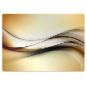 Decormat Podloga za stol Bež abstrakcija 140x100 cm 2 cm