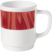 Bormioli Rocco Skodelica z ročajem Careware 250 ml, rdeča (12 kos)