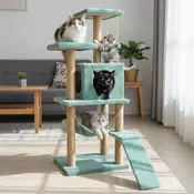 Paws & Whiskers Kucica za macke, Tirkizna