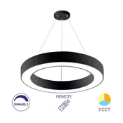 Braytron LED visilica sa daljinskom komandom BRY-BLADE-PD-OKRUGLA-CRNA-45W