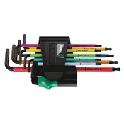 Wera L-oblikovni torx ključ, TX9, TX8, TX10, večbarvni