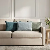 vidaXL Blazina 2 kos HEERLEN Zelena 40 x 60 cm Kovinska tkanina