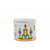Leseni gradbeni set 250 blokov
