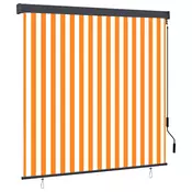 Vanjska roleta 160 x 250 cm bijelo-narancasta