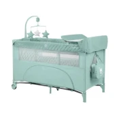 KikkaBoo krevetac Nighty night 2 nivoa sa rancem i pultom mint (KKB11120)