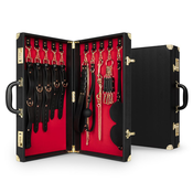 Bedroom Fantasies Bondage Suitcase Cow Leather 13 pcs