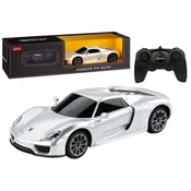 Licencirani auto na daljinsko upravljanje Porsche 918 Spyder 1:24 - srebrni
