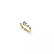 Ženski guess sunburst zlatni prsten od hirurškog Čelika 54mm ( jubr01408jwyg54 )