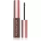 Makeup Revolution London Brow Gel gel za obrve i pomada 6 ml nijansa Medium Brown za žene