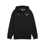 Mens Puma BMW M Motorsport Essentials Full-Zip Hooded Jacket, Black, Size L, Collection