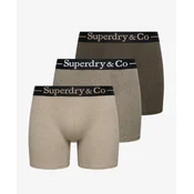Superdry & Co Boksarice umbra/kapučino/pikčasto rjava/črna
