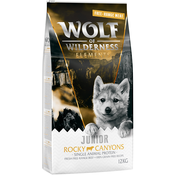 Wolf of Wilderness JUNIOR Rocky Canyons - govedina iz proste reje - 12 kg