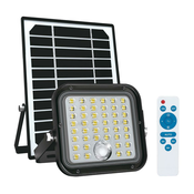 Vanjski solarni reflektor sa senzorom LED/10W/3,7V 4000K IP65 + DU