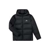 ADIDAS SPORTSWEAR Športna jakna 3 STRIPES PUFFER siva / črna