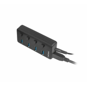 MANTIS 2, USB 3.0 Hub w/Power Supply, 4-Port, Cable 80 cm