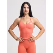 neverover Športni top Hue Halter Seamless Top korala