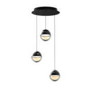 SVJETILJKA VISECA LED LUMINIS 3 D340 19W 760LM 3000K BLACK CHROME AT10941