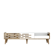 Hanah Home HANAH HOME Valensiya - Walnut, White TV omarica, (20869552)