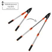 Garden Line ROČNE TELESCOPIČNE VRTNE ŠKARE 64 - 98 CM *6776