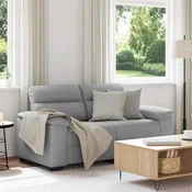 Dvosjed Sofa Oblacno Siva 160x81x84 cm Tkanina