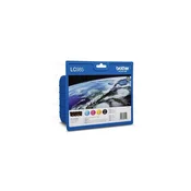 Toner kaseta Brother LC1280XLVALBP, pakiranje visokog prinosa: cijan / magenta / žuta / crna