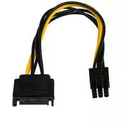 Akyga AK-CA-30 adapter s kablom SATA / PCI-E 6 pin, 15 cm