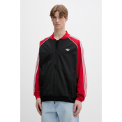 ADIDAS ORIGINALS Prehodna jakna  rdeča / črna / bela