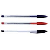 Kemični svinčnik, 0,7 mm, s pokrovčkom, VICTORIA OFFICE, moder, 50 kosov