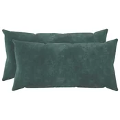 vidaXL Prevleka za blazino 2 pcs HEERLEN Morsko modra 40 x 70 cm
