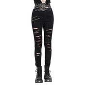 Ženske hlače DEVIL FASHION - Black - PT221