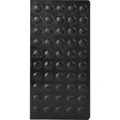 TDK samolepilni vratni odbojnik, okrogel, o 8 x 1,6, umetna masa, črna