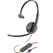 Poly Blackwire 3210 Monaural USB-C Headset (Bulk) 80S09A6