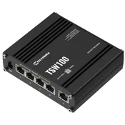 Teltonika Switch TSW100 5-portni gigabitni industrijski neobvladovani POE stikalo