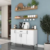 Hanah Home Multifunkcionalna komoda, Bela