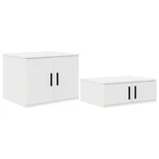 Ormaric za pohranu 2 pcs Bijelo 103 x 41 x 40 cm