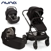 nuna otroški voziček 3v1 demi™ next z rolko + arra™ flex caviar