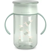 Suavinex Wonderland 360° Trainer Cup otroški lonček z ročaji 12 m+ Green 340 ml