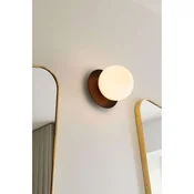 Nuura Aps Nuura stenska svetilka Liila 1 Medium, bronasta/opalska, IP44, G9 - Kopalnica - Dizajn - bron, opal - Kovina