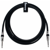 Kabel za gitaru Ibanez - NS10, 6.3mm, 3m, crni/srebrnast