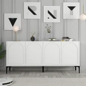Hanah Home Konzolni sto Lyon 79, 180x79x35 cm, Beli